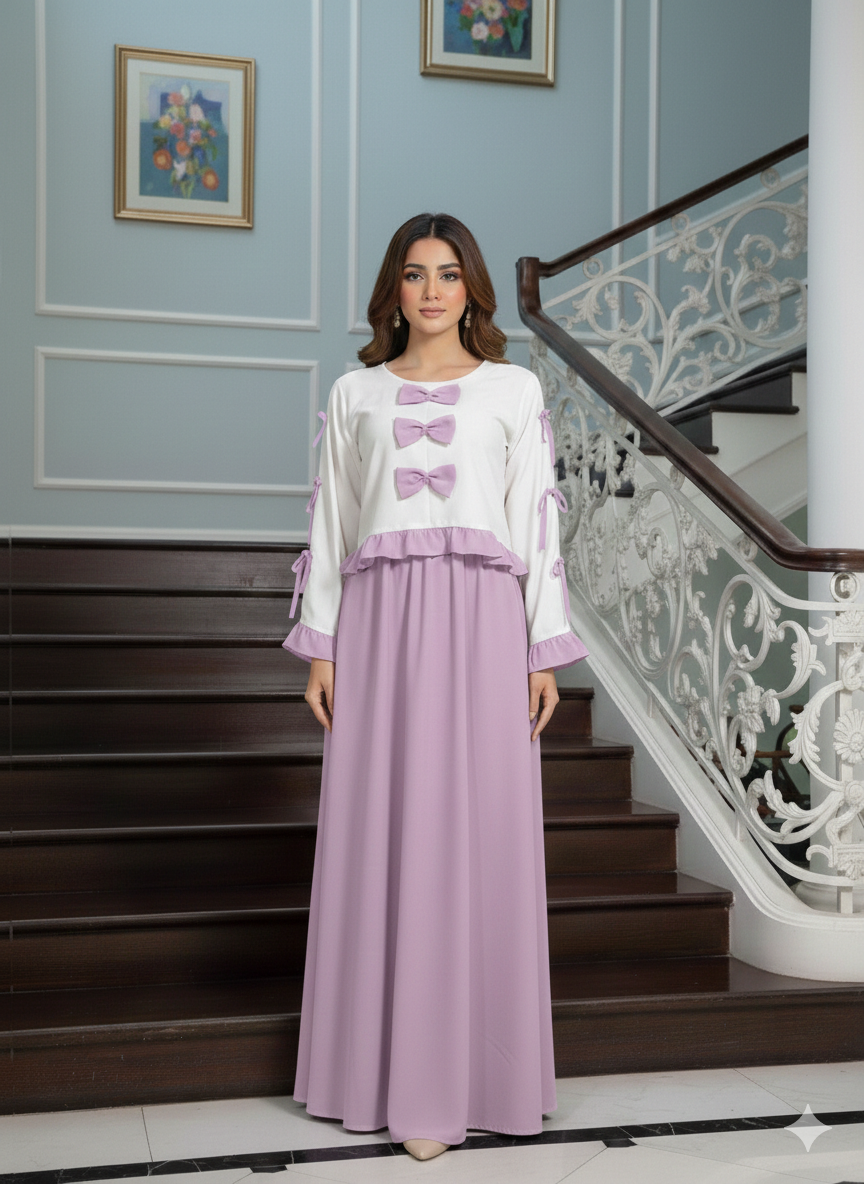 Bow Pookie Maxi š Lailac