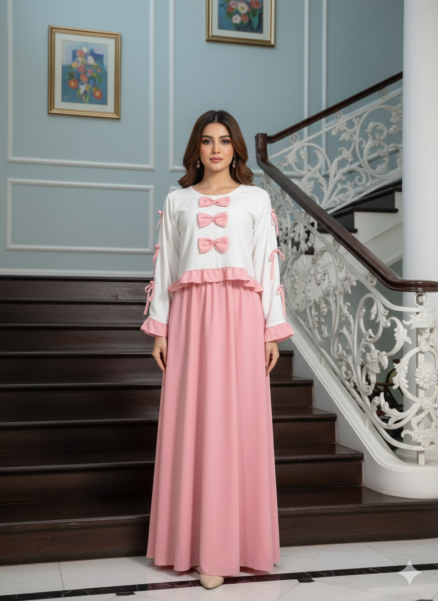 Bow Pookie Maxi š pink