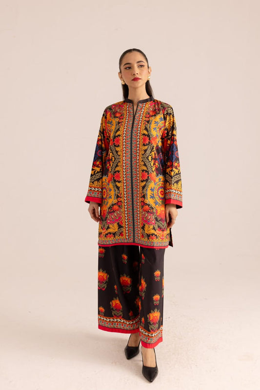 Ethnic (Digital 2 Pcs) Cord Set Poly Lawn Stuff 2399