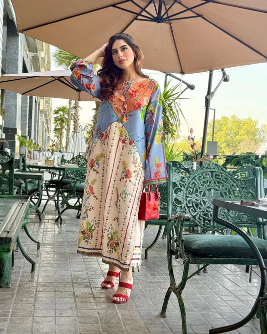 Hira Mani (Digital 2 Pcs) Cord Set Just 2399