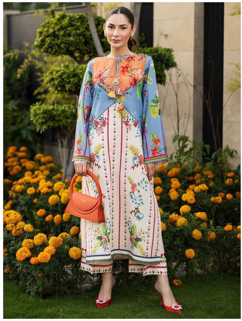 Hira Mani (Digital 2 Pcs) Cord Set Just 2399