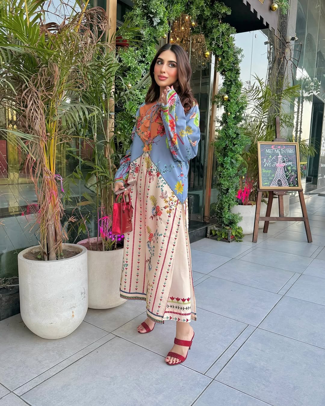 Hira Mani (Digital 2 Pcs) Cord Set Just 2399